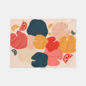 熱心な禅 フリースブランケット (正面(横))