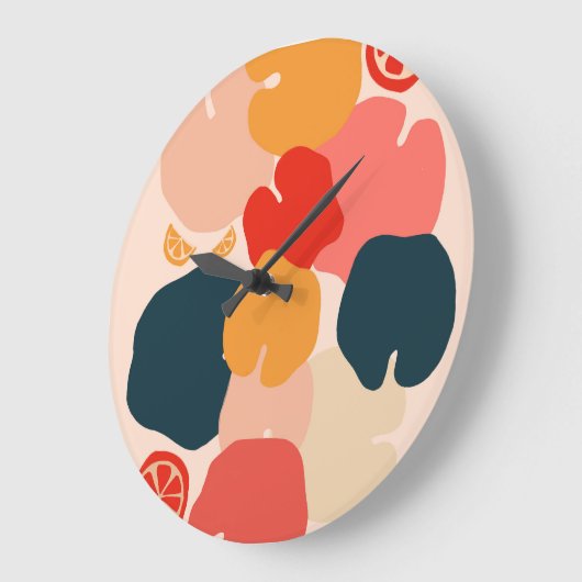 熱心な禅 ラージ壁時計 (傾斜)