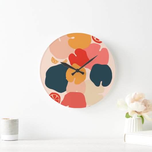 熱心な禅 ラージ壁時計 (ホーム)