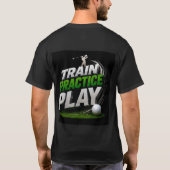 🏌️ 熱心な練習のためのゴルフ練習ギフト Tシャツ (裏面)