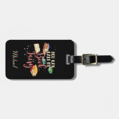 熱心な読者あなたは私を本の妖精と呼ぶことができるおたく ラゲッジタグ (正面横)