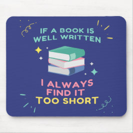 熱心な読者よ - ジェーン・オースティンの名言 マウスパッド