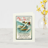 熱心な読者-ブッククラブのメンバーのための井戸をすぐに得て下さい カード (黄色い花)