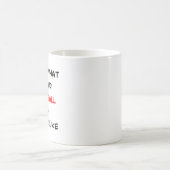 熱心な野球ファン コーヒーマグカップ (中央)
