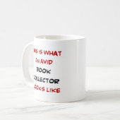 熱心な集書家 コーヒーマグカップ (正面左)