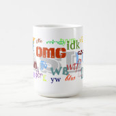 熱心な雑談の略称のマグ コーヒーマグカップ (中央)