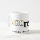 熱心なEurometricのコーヒー・マグ- コーヒーマグカップ (正面左)
