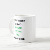 熱心なSFファン コーヒーマグカップ (正面左)