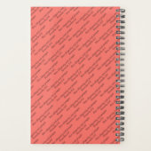 熱心に計画し、クリスチャンリビングサンゴを繁栄 プランナー手帳 (裏面)