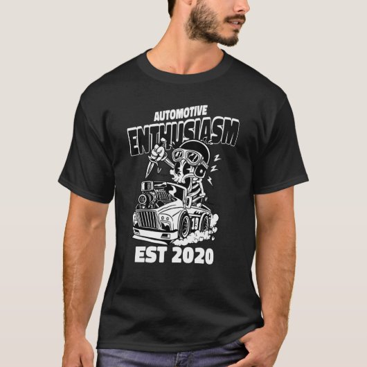 熱情車の車の修理車の Tシャツ (正面)