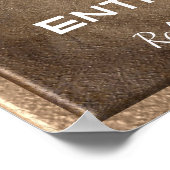 熱意なし_エマーソン引用文-プリント ポスター (角)