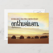 熱意はがきやる気を起こさせる ポストカード (正面/裏面)