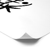 熱意中国のの象徴 ポスター (角)