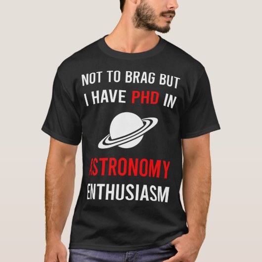 熱意天文学 Tシャツ (正面)