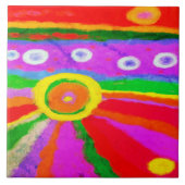 熱抽象芸術デジ絵画タル タイル (正面)