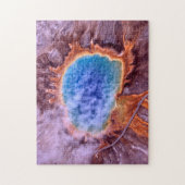 熱春イエローストーン。 ジグソーパズル (縦)