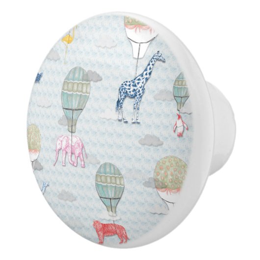 熱気の動物は陶磁器のノブを風船のようにふくらませます セラミックノブ (右)