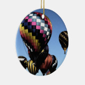 熱気の気球のクリスマスのオーナメント セラミックオーナメント (右)