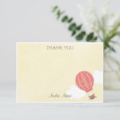 熱気の気球のサンキューカード サンキューカード (スタンド正面)