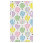 熱気の気球のパステルパターン スモールペーパーバッグ (裏面)