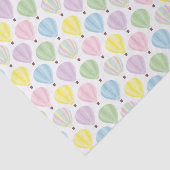 熱気の気球のパステルパターン 薄葉紙 (詳細)