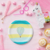 熱気の気球のベビーシャワーのケーキのプレート ペーパープレート (パーティー)