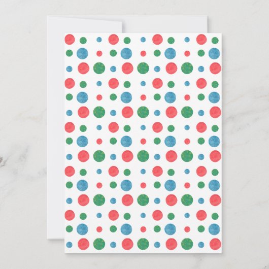 熱気の気球の子供の誕生日のパーティの招待状 招待状 (裏面)