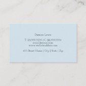 熱気の気球のPapercutのスタイルの名刺 名刺 (裏面)