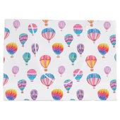 熱気の気球パターン ラージペーパーバッグ (裏面)