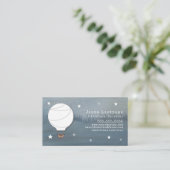 熱気の気球夜ベビーシッターの育児の乳母 名刺 (スタンド正面)