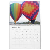 熱気の気球2009年 カレンダー (2月 2026)