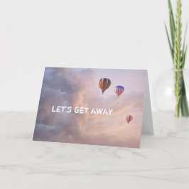 熱気の気球 カード