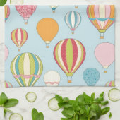 熱気の気球 キッチンタオル (折り畳み)