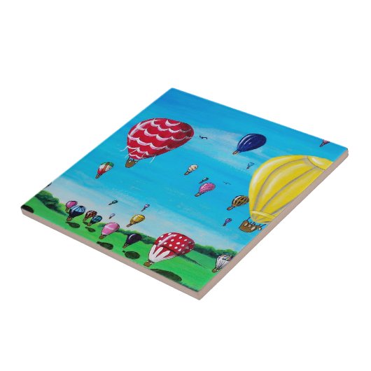 熱気の気球 タイル (側面)