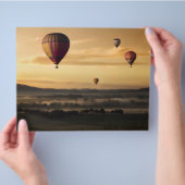 熱気の気球 チラシ (手)