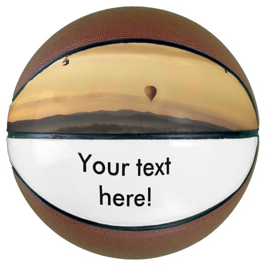 熱気の気球 バスケットボール (正面)
