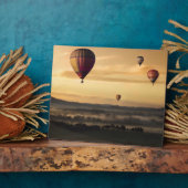 熱気の気球 フォトプラーク (側面)