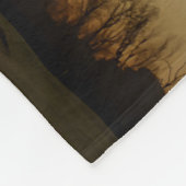 熱気の気球 フリースブランケット (角)