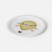 熱気の気球 ペーパープレート (アングル)