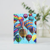 熱気の気球 ポストカード (スタンド正面)