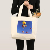 熱気の気球 ラージトートバッグ (正面(商品))