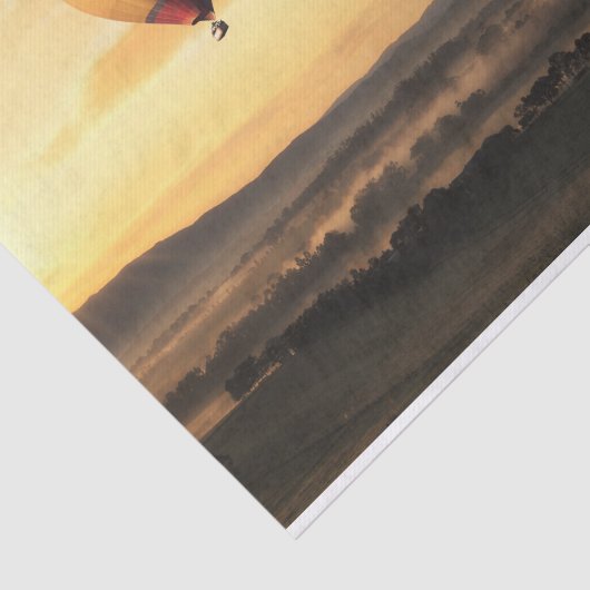 熱気は美しい自然の景色を風船のようにふくらませます 薄葉紙 (詳細)