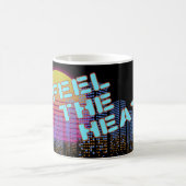 熱気を感じる コーヒーマグカップ (中央)