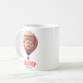 熱気トランプでいっぱいである コーヒーマグカップ (正面左)