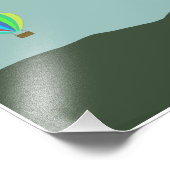 熱気バロ絵を描ーン フォトプリント            (角)