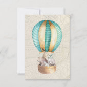 熱気急 |赤ちゃんシャワー推理ゲーム 招待状 (裏面)