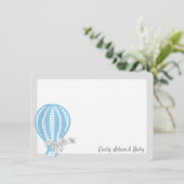 熱気球ありがとう サンキューカード (スタンド正面)