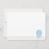 熱気球ありがとう サンキューカード (裏面)