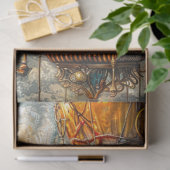 熱気球お洒落に乗るデカップボーイ 薄葉紙 (ギフト)