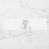 熱気球お洒落水瓶ラベル ペットボトルラベル (シングルラベル)